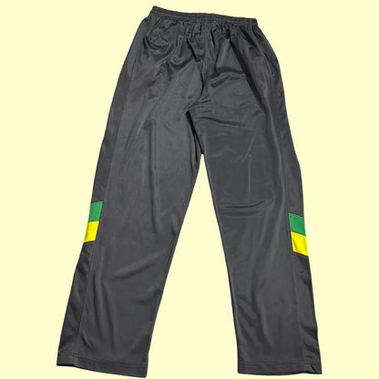 sleek gray track pants are an ideal blend of style and comfort