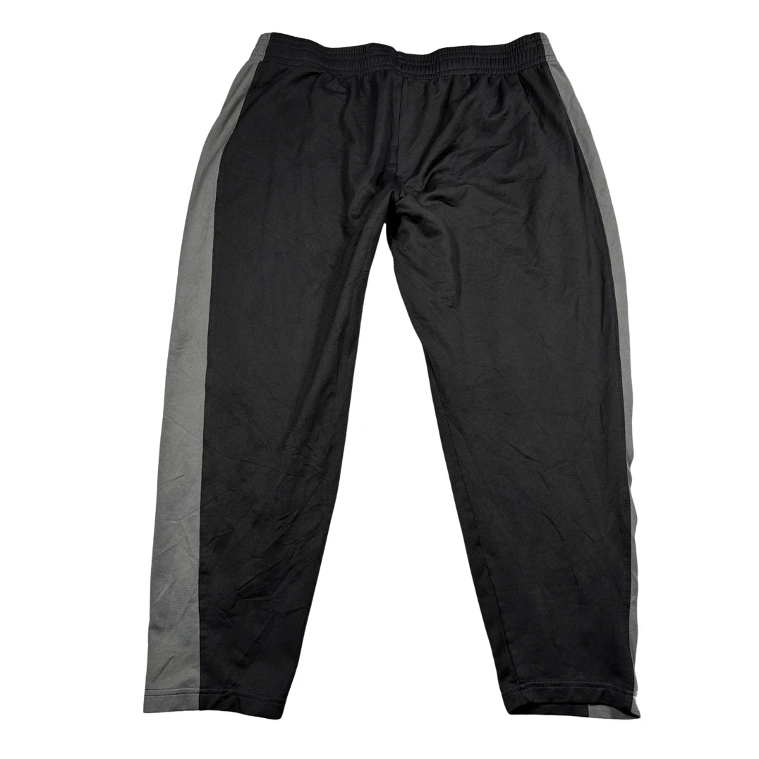 Under Armour® Black Track Pants Grey Side Panel-2XL