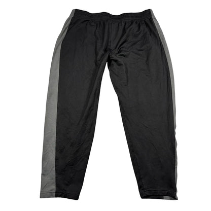 Under Armour® Black Track Pants Grey Side Panel-2XL