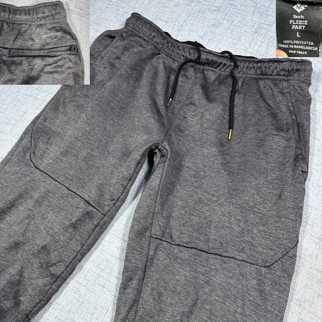 TECH Charcoal Grey Tech Fleece Track Pants-L