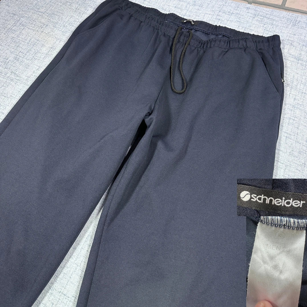 Schneider® Navy Track Pants Zip Back Pocket-XL