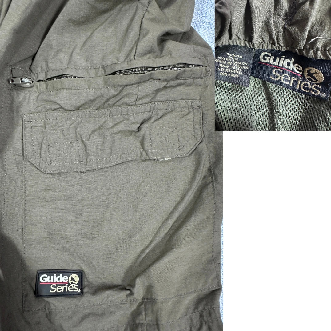 Guide Series® Olive Convertible Cargo Pants Zip Off-36x30