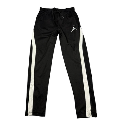 Jordan® Black Track Pants White Side Panel-YL