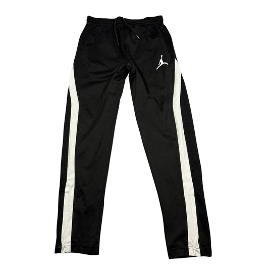 Jordan® Black Track Pants White Side Panel-YL
