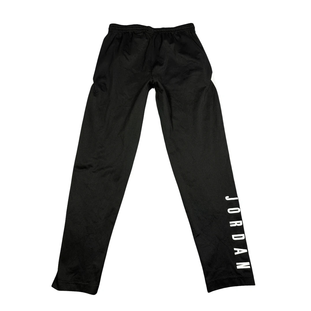 Jordan® Black Track Pants White Side Panel-YL