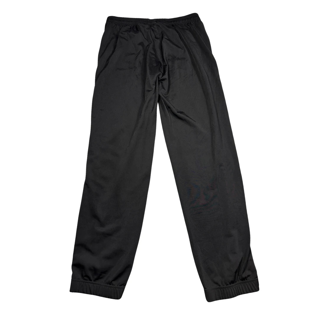 Adidas® Black Track Pants White Piping-M