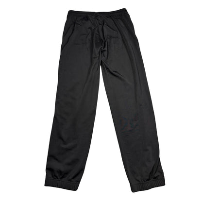 Adidas® Black Track Pants White Piping-M