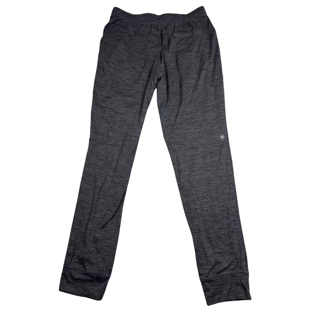 Gaiam® Charcoal Grey Space Dye Jogger Track Pants-M