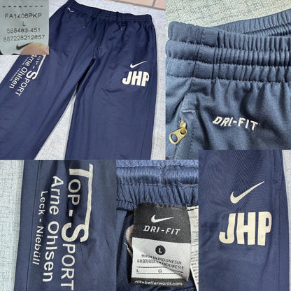 Nike® Navy Dri-Fit Track Pants Club Print-L