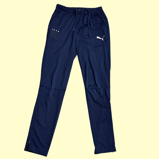 Puma navy track pants combine comfort and style