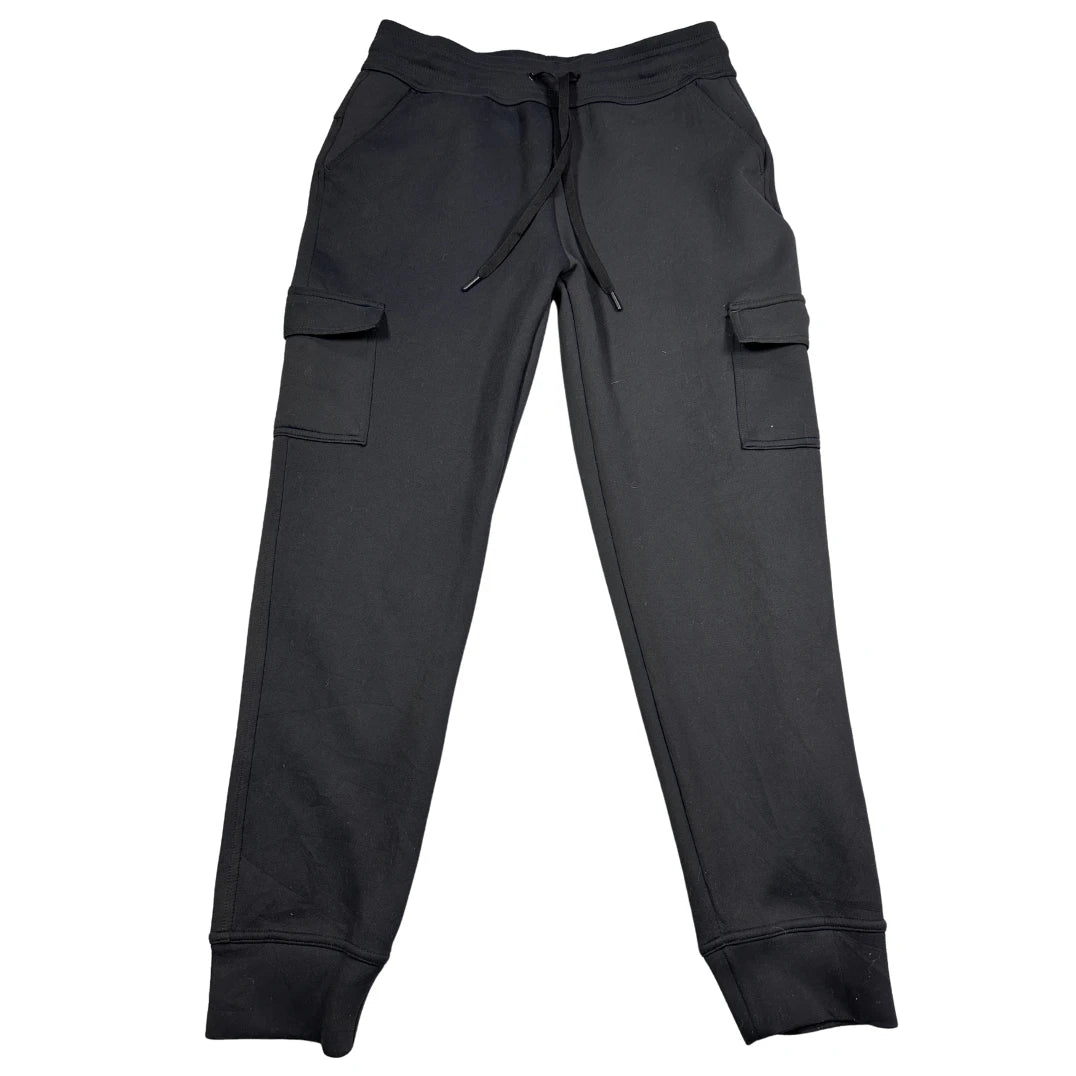 32 Degrees® Black Heat Fleece Cargo Joggers-S