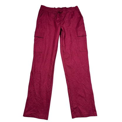 Thrift-and-treasures Burgundy Men's Straight Leg-M men trousers