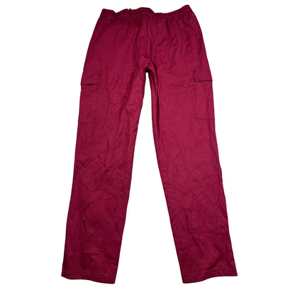 Thrift-and-treasures Burgundy Men's Straight Leg-M men trousers
