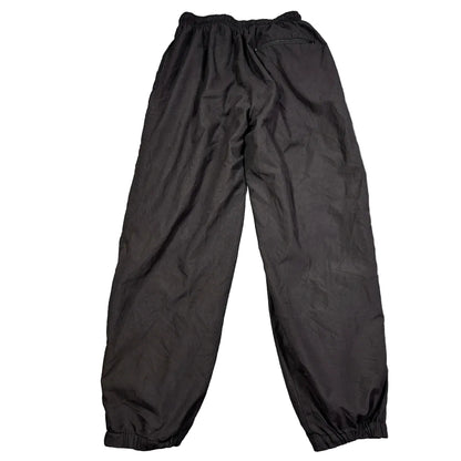Speedo® Black Vintage Nylon Warm Up Track Pants-M