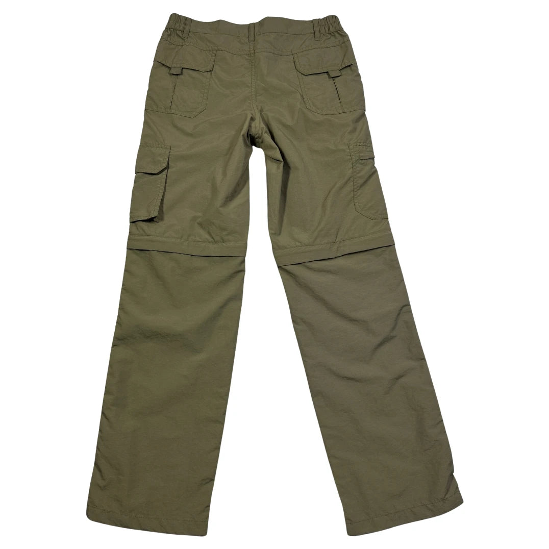 Unbranded Olive Convertible Cargo Hiking Pants Zip Off-S