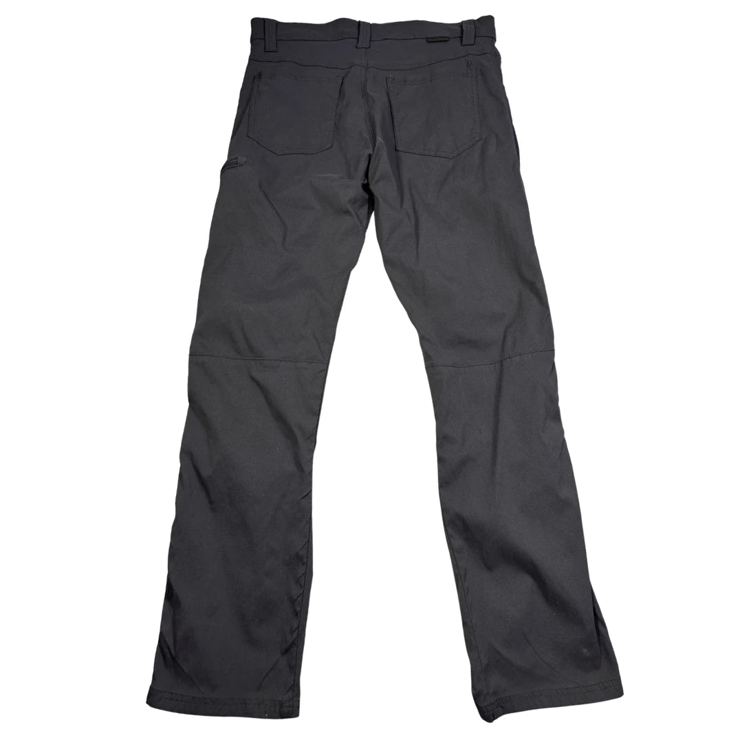 Wrangler® Black Outdoor Stretch Hiking Pants Zip Pocket-32x30