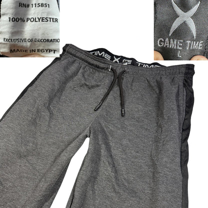 Thrift-and-treasures Grey Men's Track Pants-L Game Time