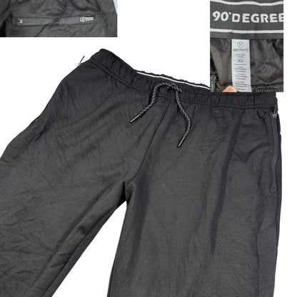 Thrift-and-treasures Black Men's Jogger Pants-XL 90 DEGREE
