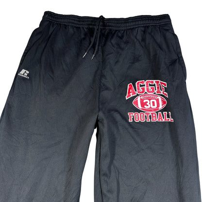 Russell Black Men's Track Pants-XL men trousers