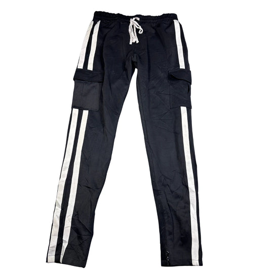 Fashion Nova Black Men's Cargo Pants-M men trousers