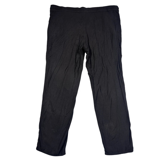 Unbranded Black Lightweight Joggers White Side Stripe-M