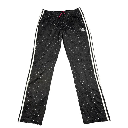 Adidas® Black Triangle Print Track Pants-L