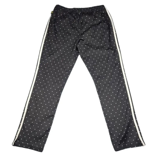 Adidas® Black Triangle Print Track Pants-L