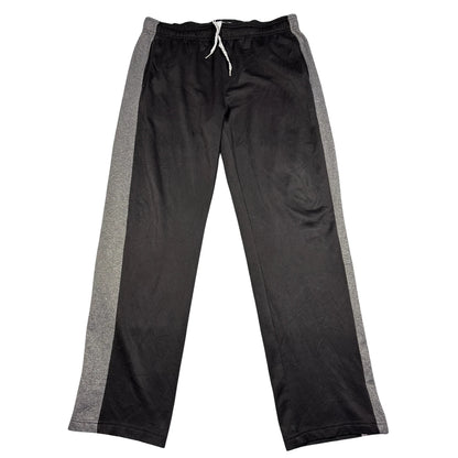Reebok® Black Grey Stripe Track Pants