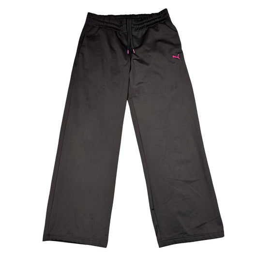 Puma® Black Pink Logo Track Pants-XL