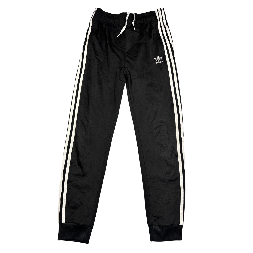 Adidas® Black 3-Stripe Track Pants-S