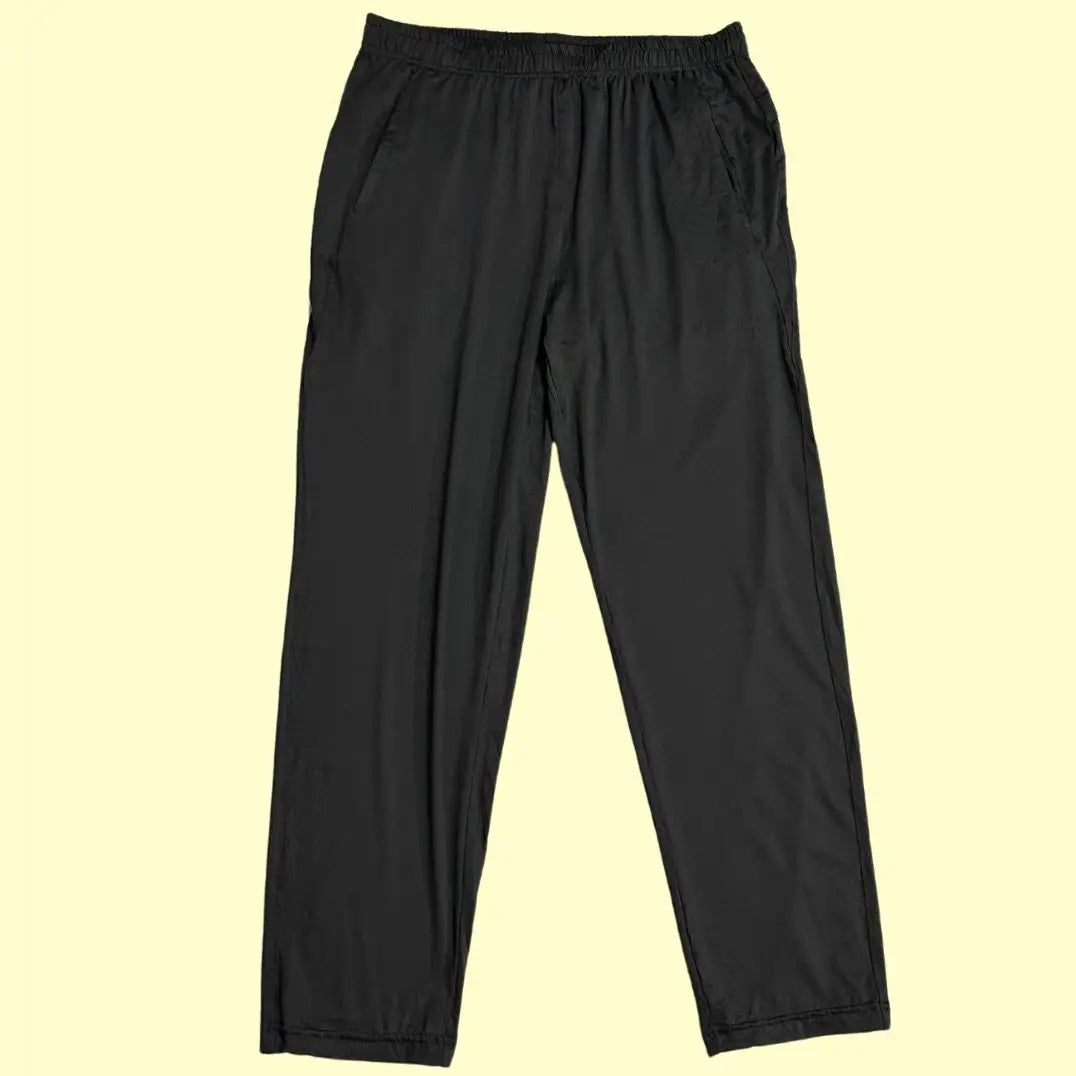ELDYS black track pants offer a comfortable and stylish fit