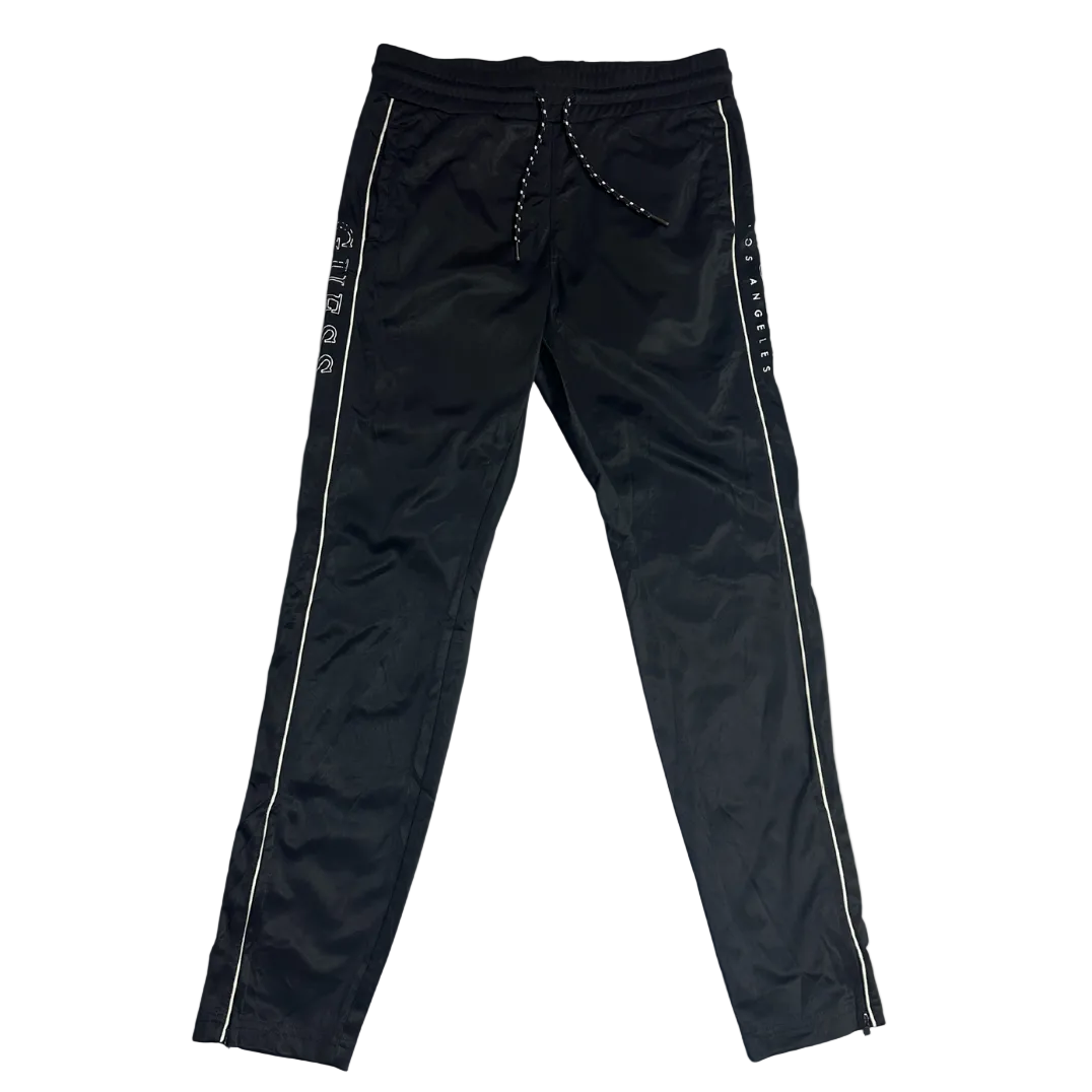 GUESS Los Angeles Black Track Pants  Slim Stylish Fit