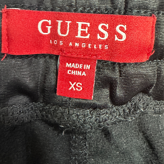 GUESS Los Angeles Black Track Pants  Slim Stylish Fit