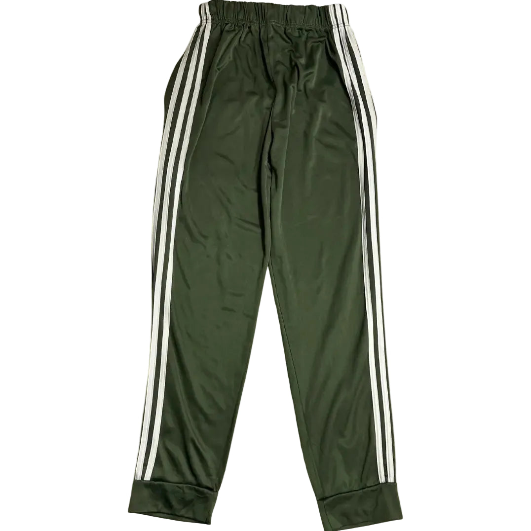 Adidas Originals Green Three-Stripe Track Pants