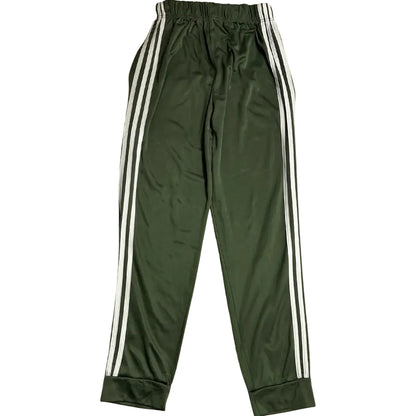 Adidas Originals Green Three-Stripe Track Pants