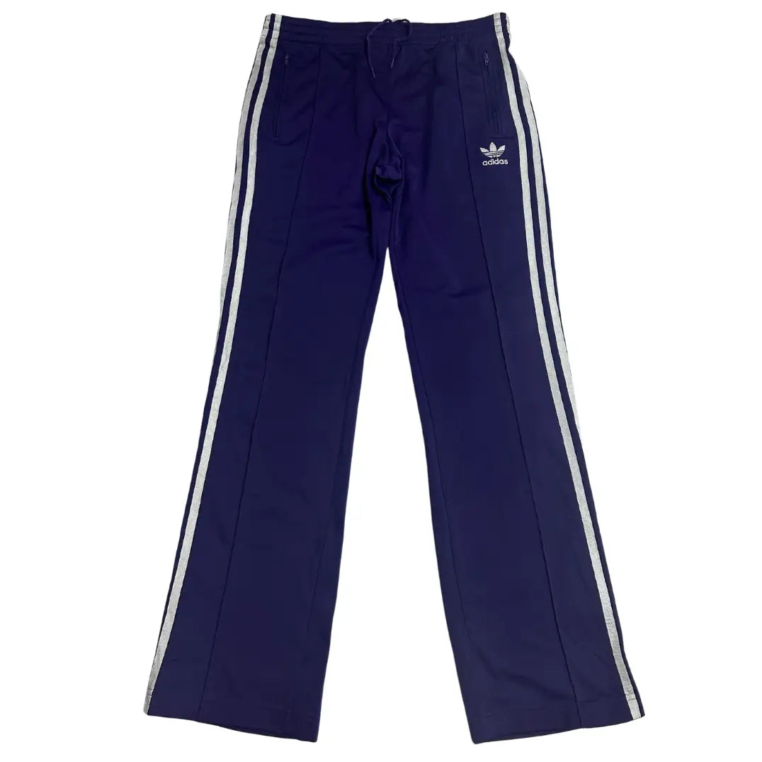 🟣 Adidas Originals Classic 3-Stripes Track Pants –Purple