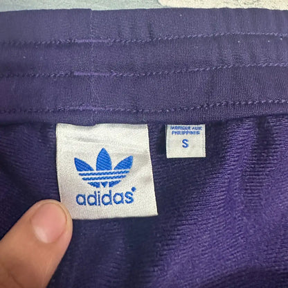 🟣 Adidas Originals Classic 3-Stripes Track Pants –Purple
