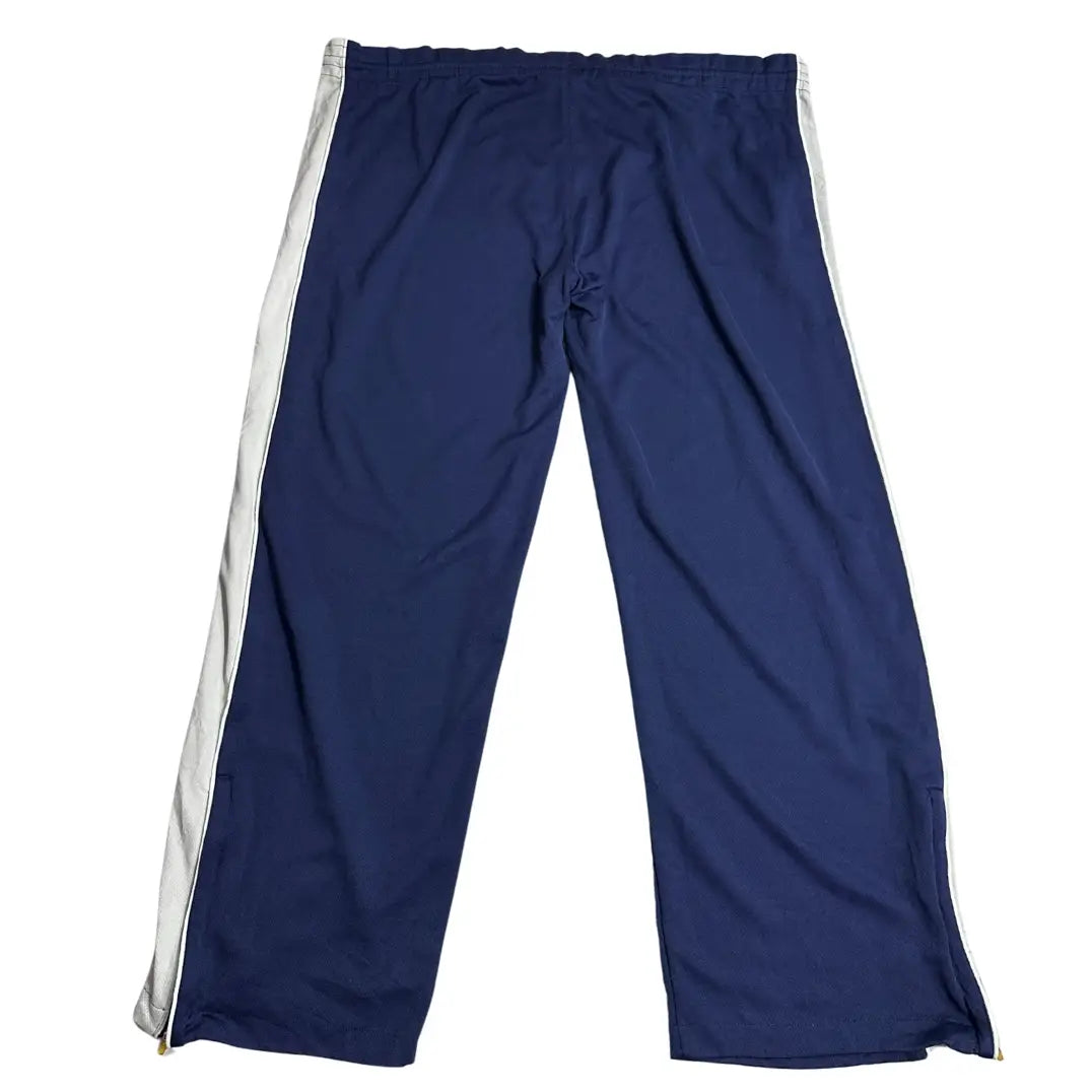 Reebok RBK Navy Blue Track Pants with White Side Stripes 🏃‍♂️🔥