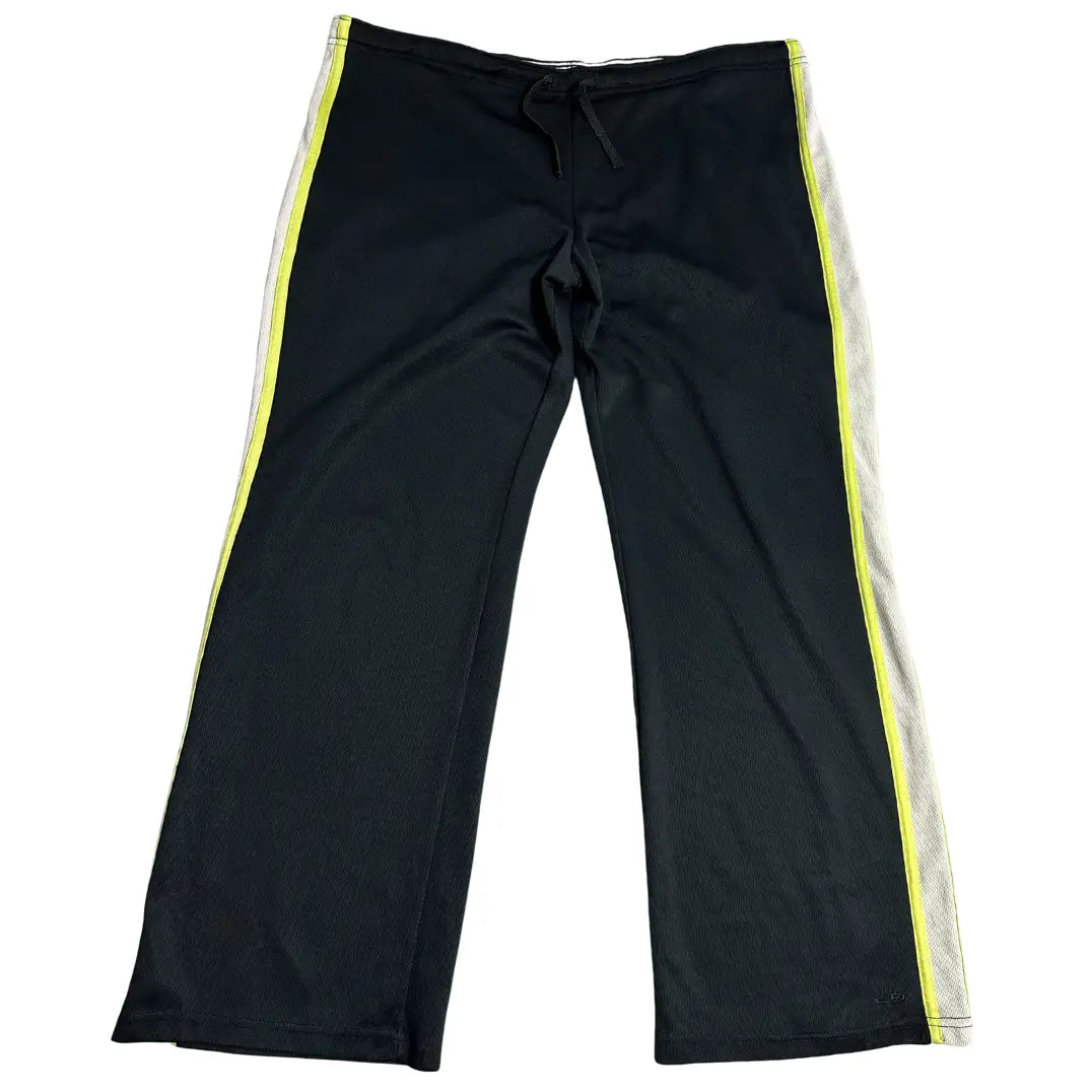 🖤 Champion Side Stripe Track Pants – Black Neon Edition ⚡