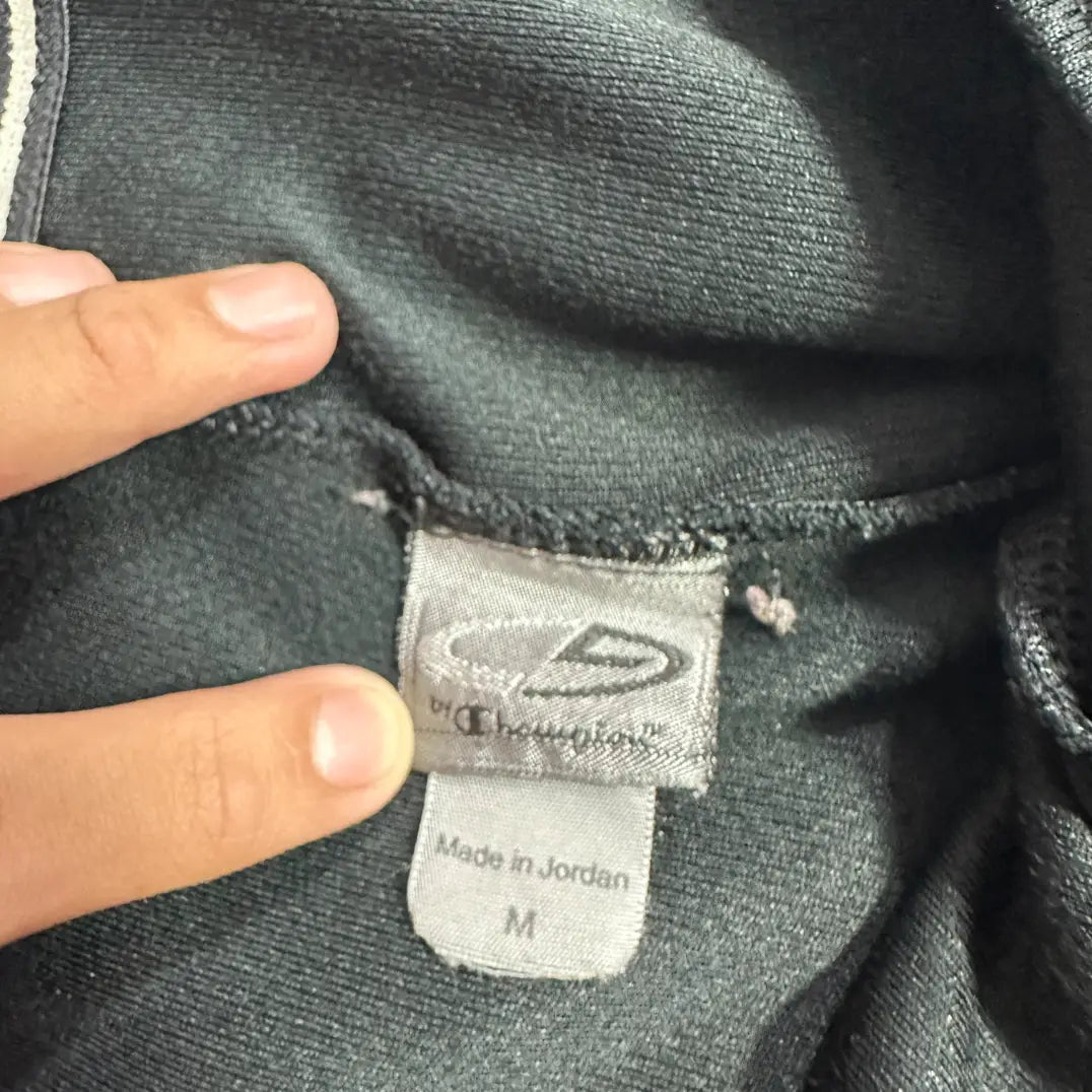 🖤 Champion Side Stripe Track Pants – Black Neon Edition ⚡