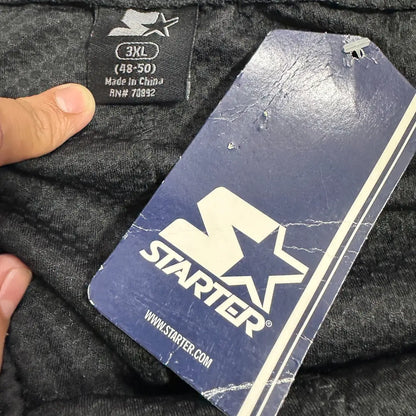 🖤 Starter Black Sports Track Pants with Side Stripes 🏃‍♂️⭐