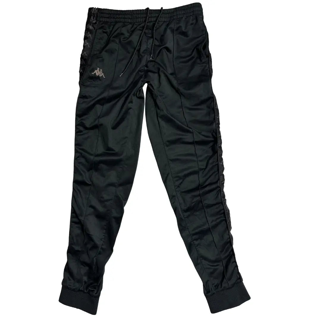 Kappa Black Track Pants Classic Sport Style