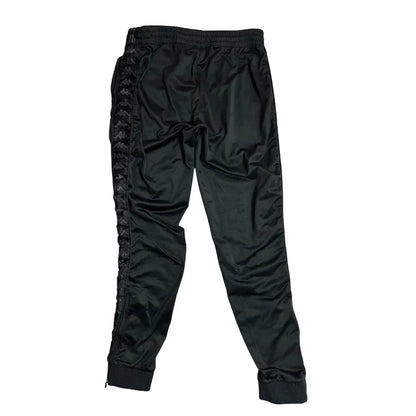 Kappa Black Track Pants Classic Sport Style