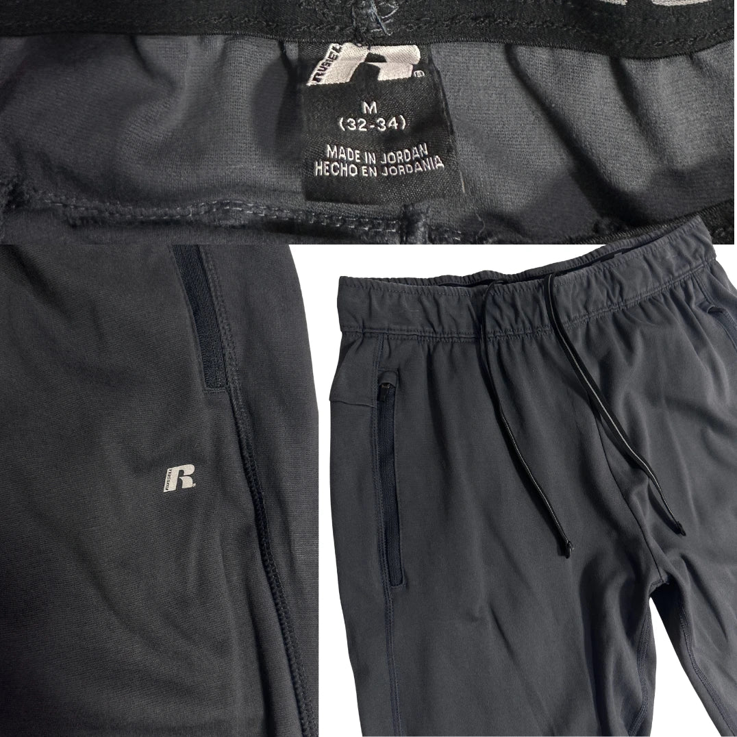 Russell Athletic Dark Grey Fusion Knit Joggers(M)