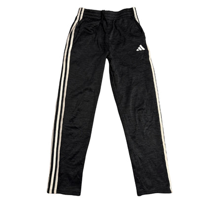Adidas Charcoal Heather 3 Stripe Track Pants(XL)