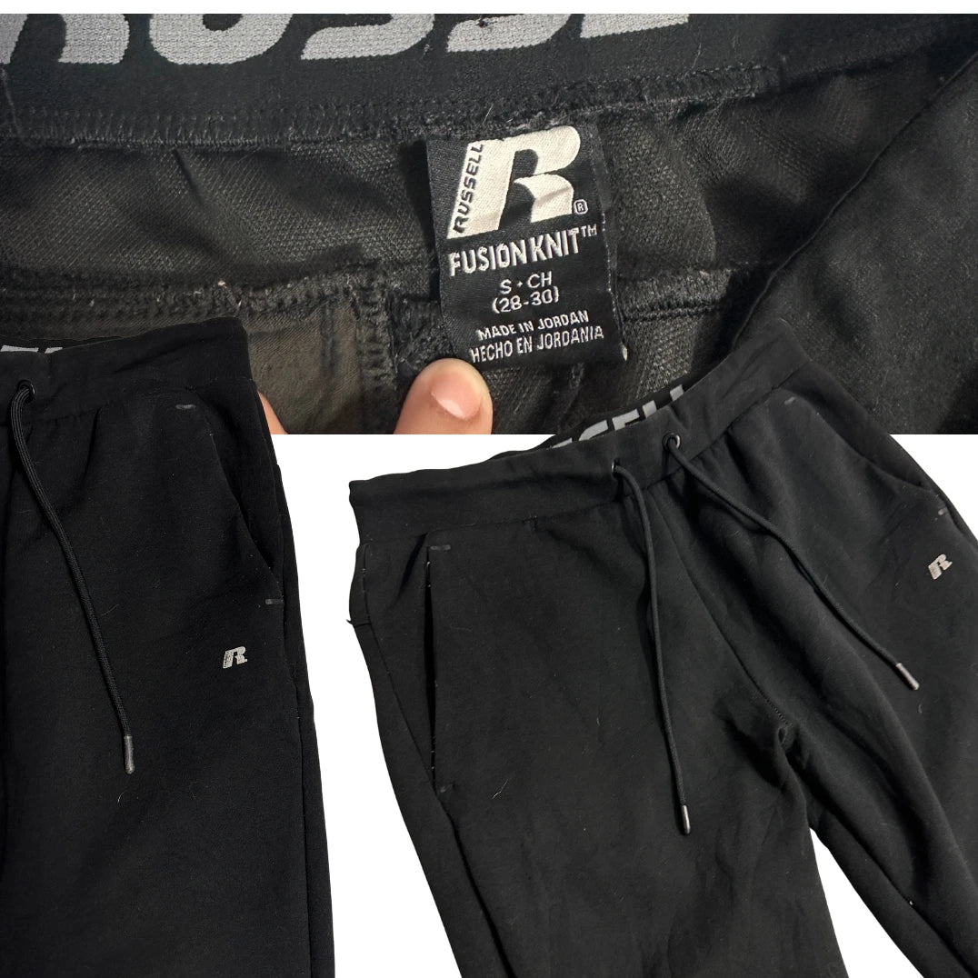 Russell Athletic Black Fusion Knit Jogger Pants 🏃‍♂️🖤(S)
