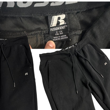 Russell Athletic Black Fusion Knit Jogger Pants 🏃‍♂️🖤(S)