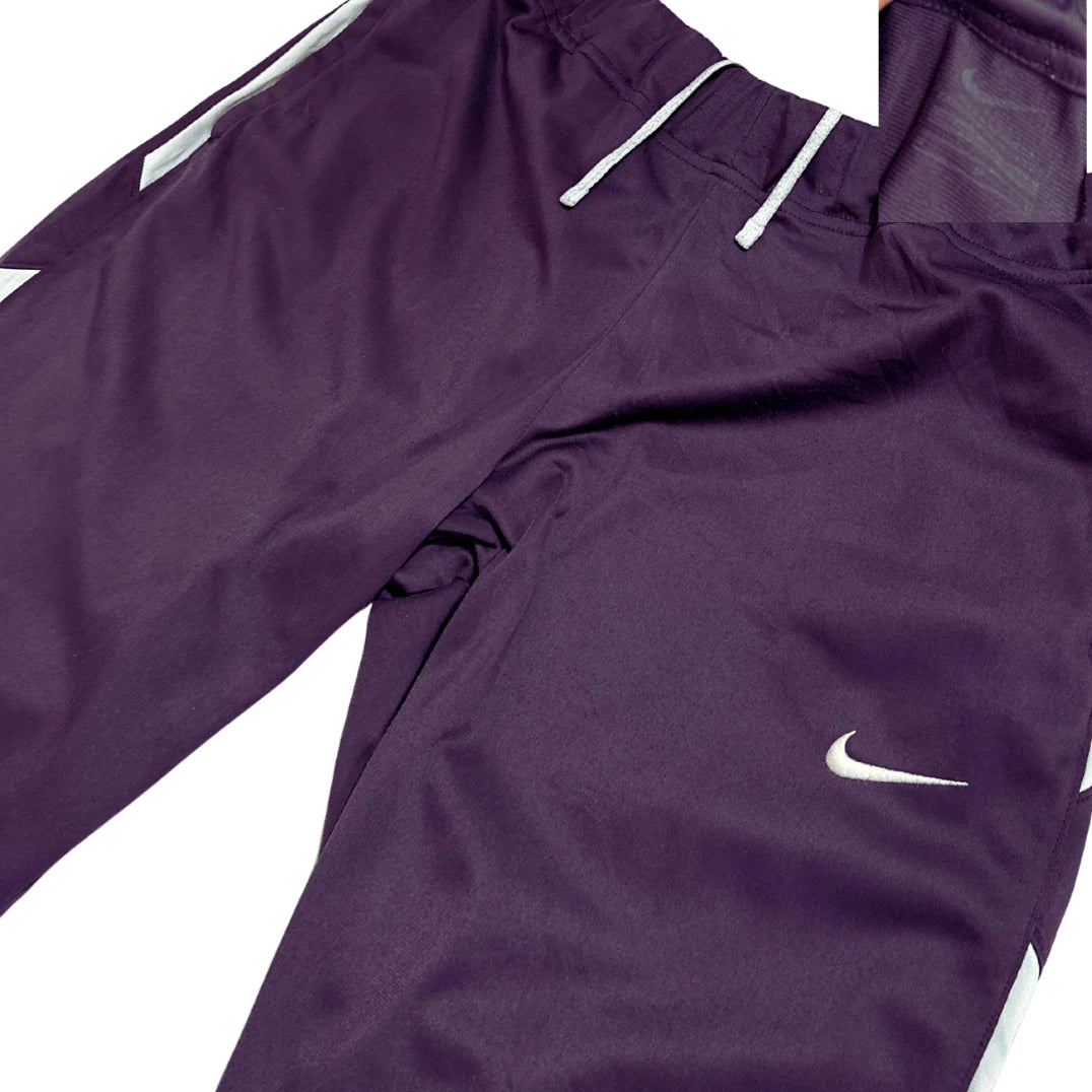 Nike Deep Plum Side Stripe Track Pants 🍇