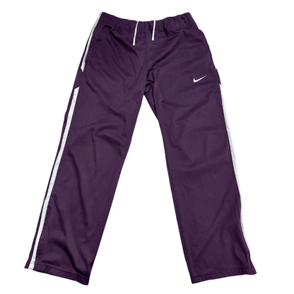Nike Deep Plum Side Stripe Track Pants 🍇