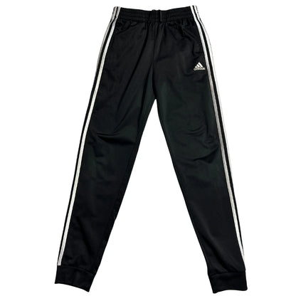 Adidas Classic Black Track Pants with White Stripes